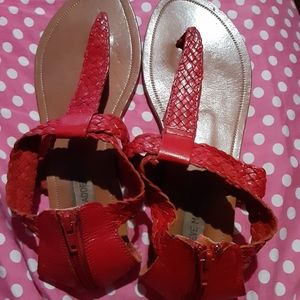 Red Sandals